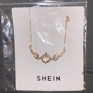 Shein heartflame necklace⚡️